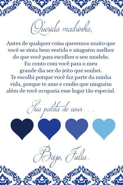Como é ou será seu convite para os padrinhos? - 3