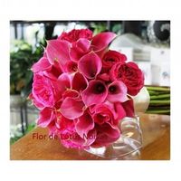 bouquet rosa de callas
