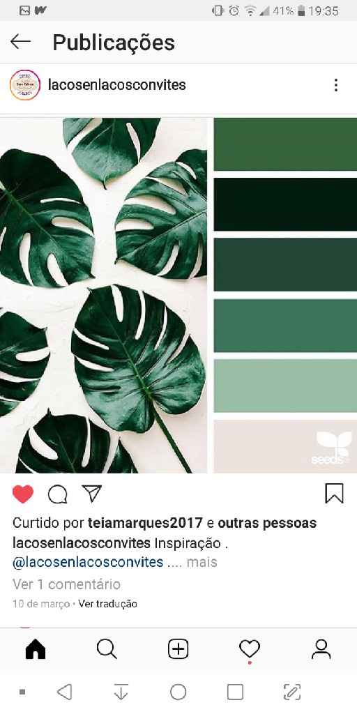 Paleta de cores para o dia c em 2021 - 2