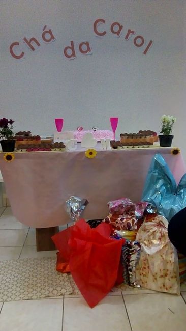 Mesa do bolo