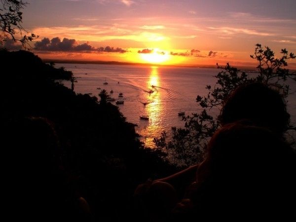 por do sol em morro