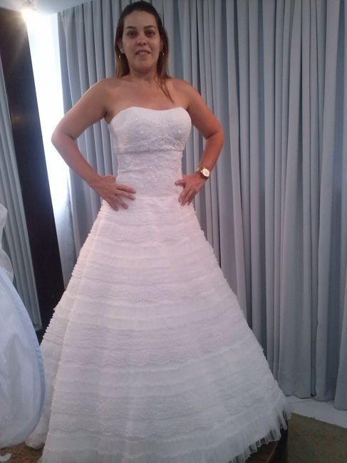 Primeira prova do vestido... emocao demais - 2