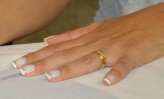 Modelo da unha usado no meu casamento - 2