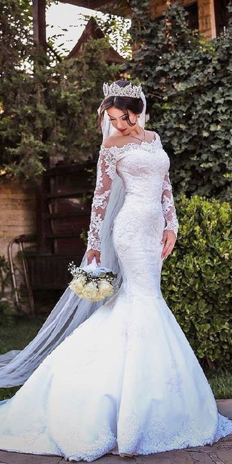 Ideias de vestidos com colo rendado - 1