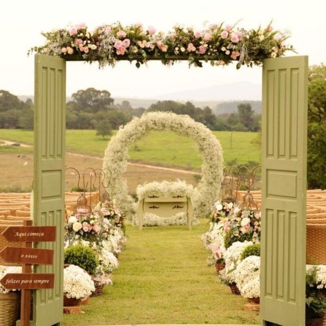 Decoração de casamento no sítio 17