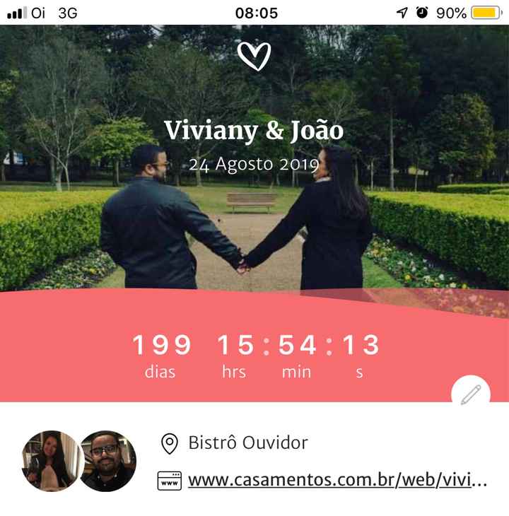 Faltam 199 dias! 😍 - 1