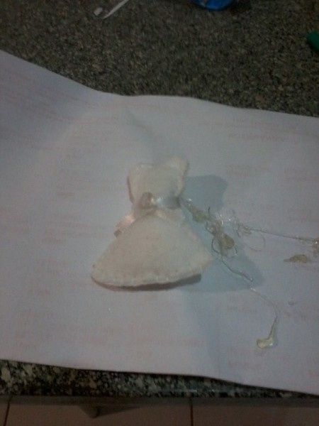Mini vestido cheirinho da noiva