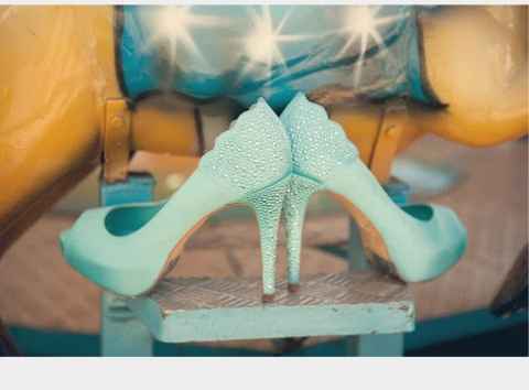 Sapatos para para o wedding day.rosa ou azul tiffany? - 2