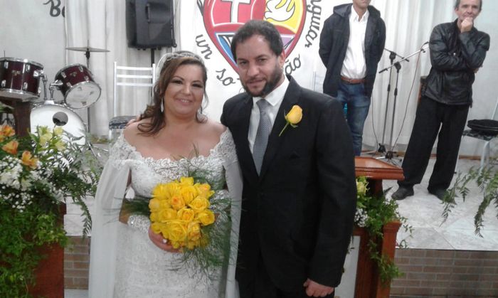 Felicidade dos noivos!