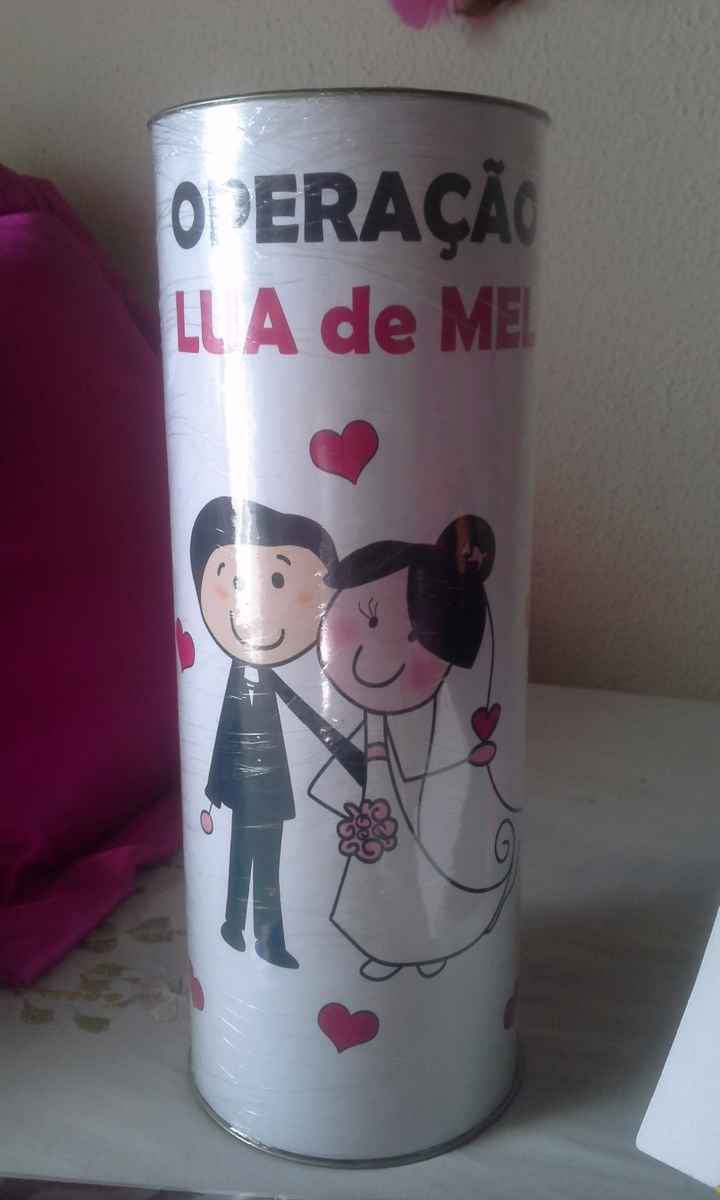 Cofre da hora da gravata presente da minha prima Ju