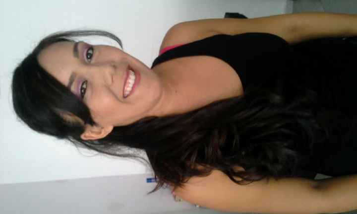 Meu teste de penteado e make!! - 3