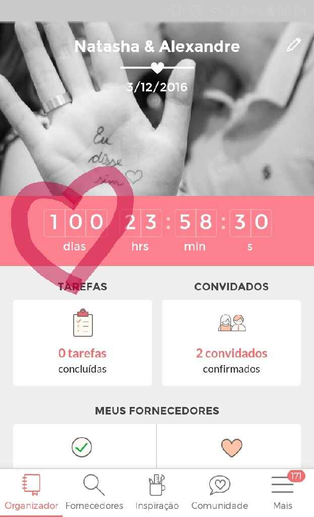 Ai meu coração... 100 dias!! 03.12.16 - 1