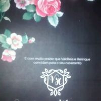 Convite preto e dourado - 3