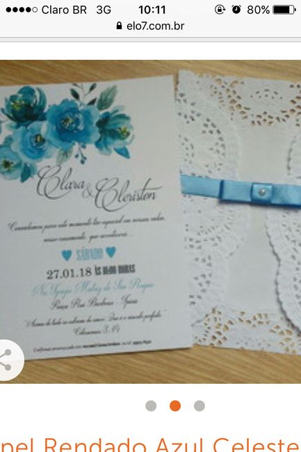 Convite de casamento! - 1