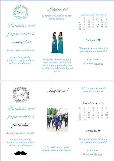 Caixa dos padrinhos finalizada!!💙💙 - 5