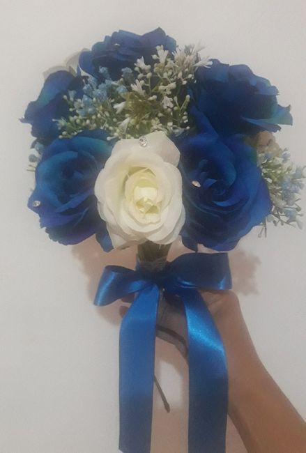 #Algoazul **meu buquê **💙#31dias - 2