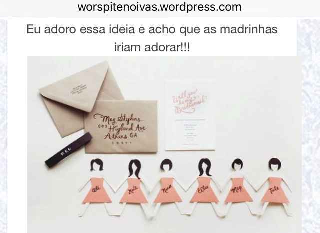 Para o convite das madrinhas - 1