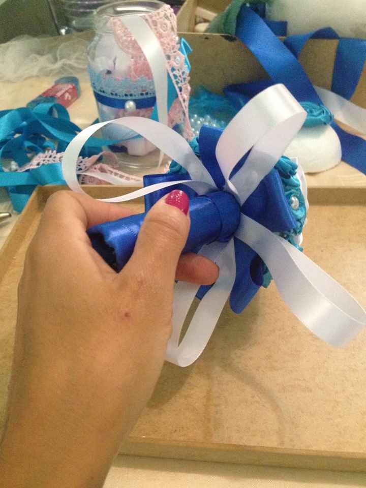 Mini buquê para madrinhas #diy - 2