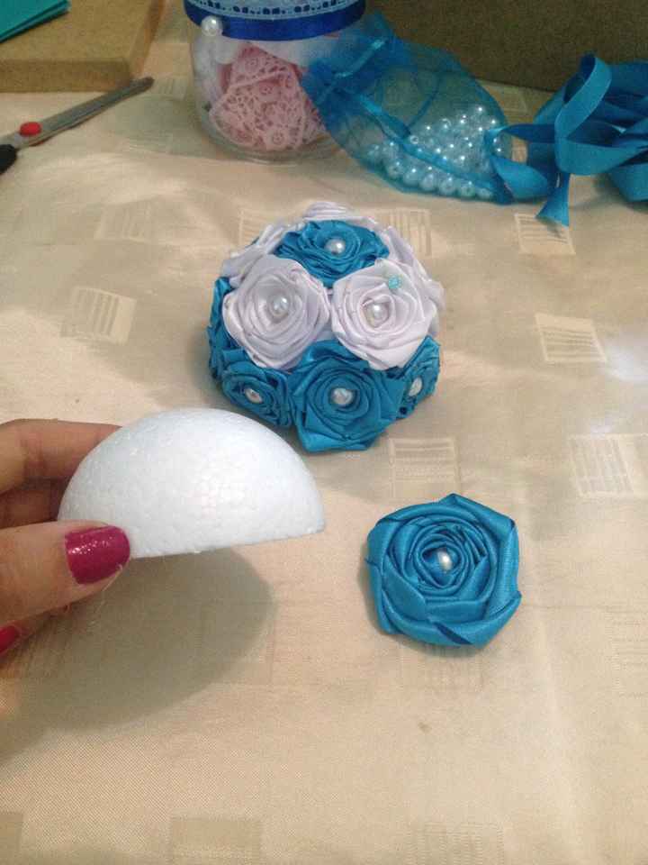 Mini buquê para madrinhas #diy - 4