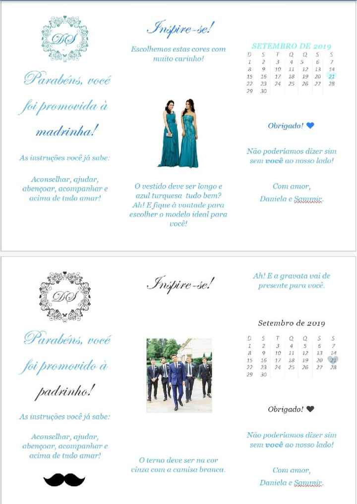 Caixa dos padrinhos finalizada!!💙💙 - 5