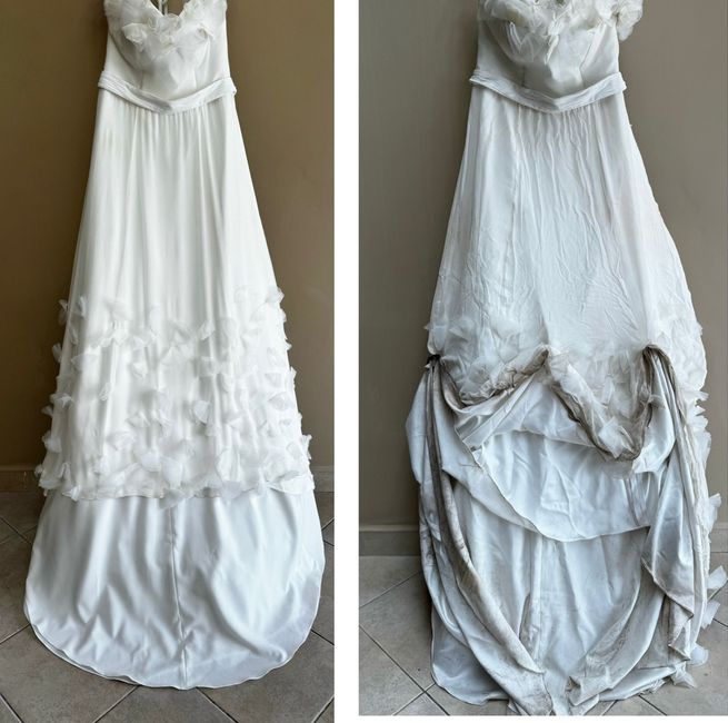 Onde lavar o vestido de noiva? 2