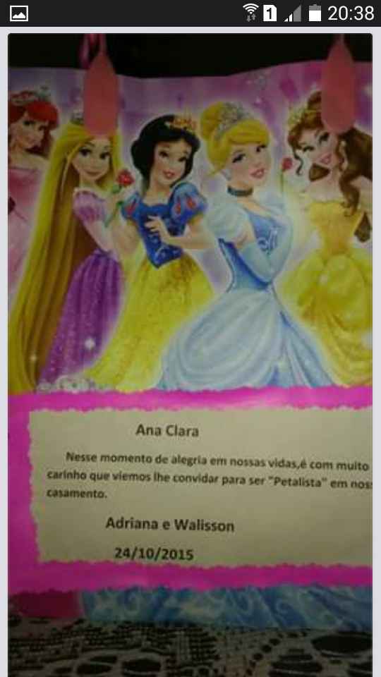 Meus convites convidados e daminhas! - 4