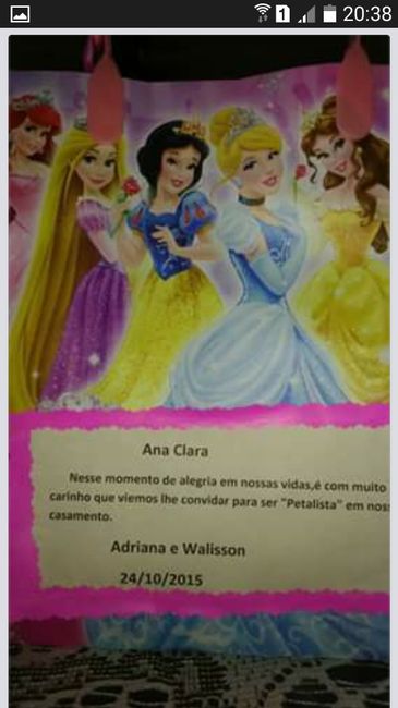 Meus convites convidados e daminhas! - 4