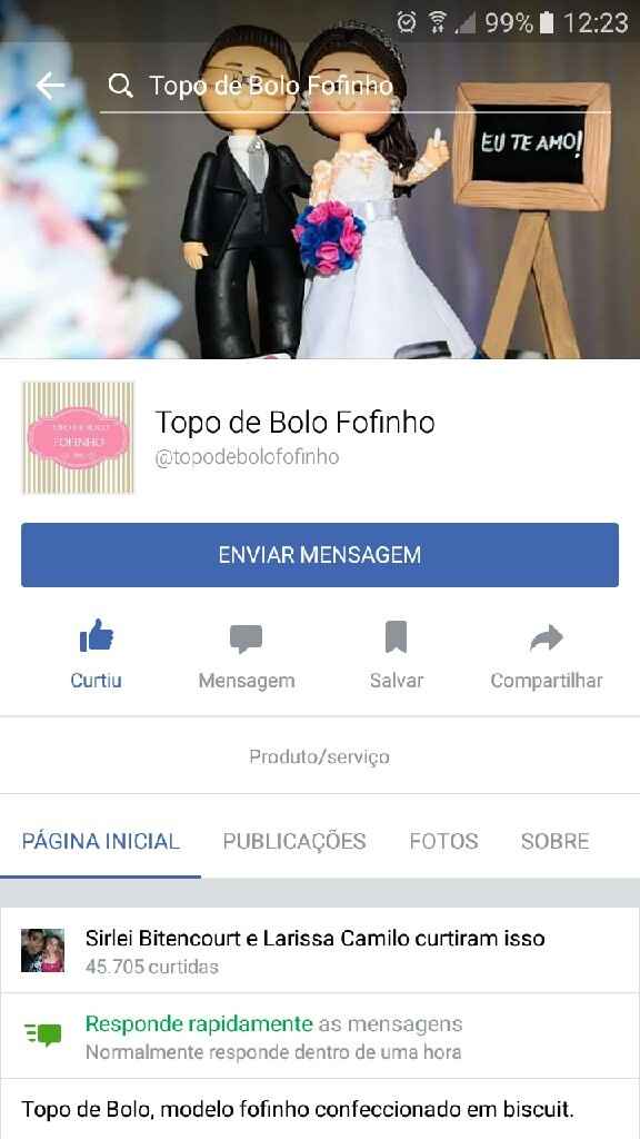 Topo de bolo - 1