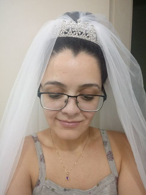 Meu véu e coroa do Aliexpress. Vem ver! - 2