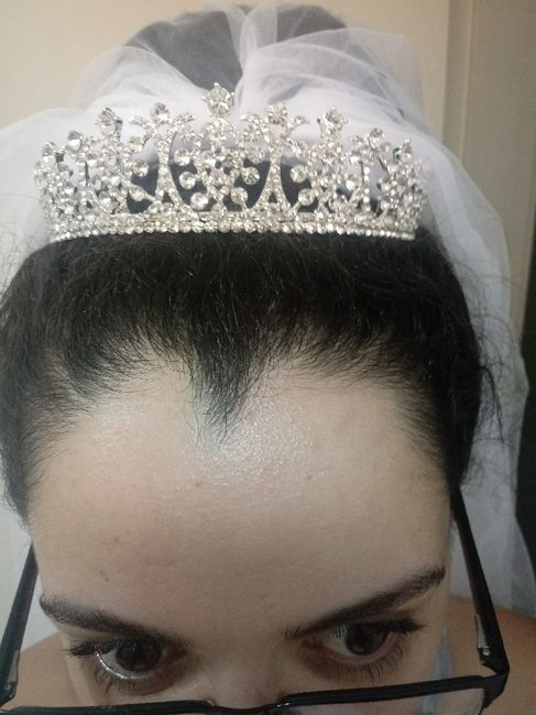 Meu véu e coroa do Aliexpress. Vem ver! - 3