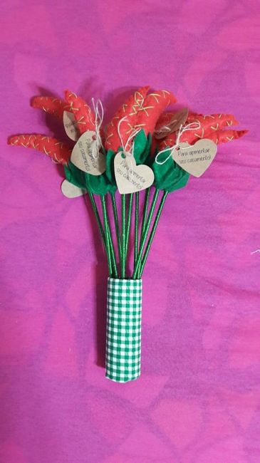 Detalhes para o grande dia feitos por minha mãe. Vem conferir❤ - 3