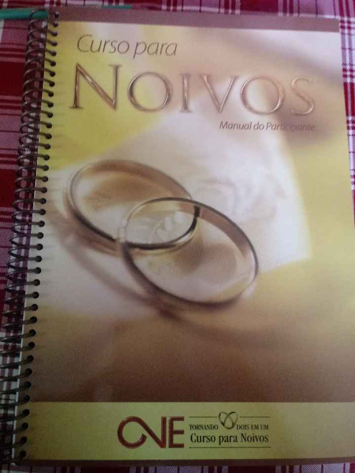Comecei um curso para noivos! - 1