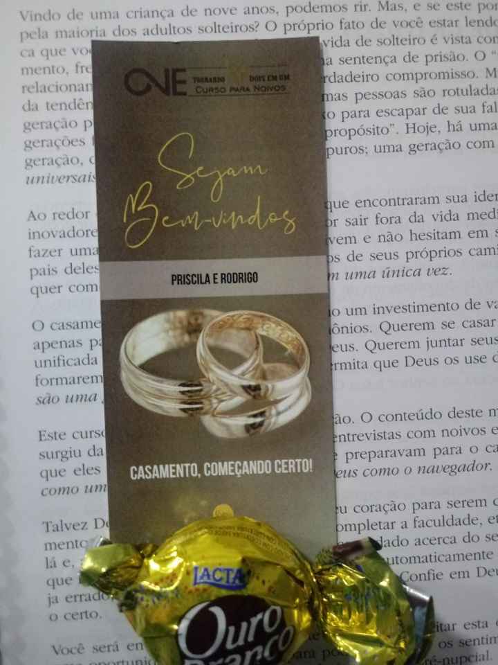 Comecei um curso para noivos! - 2