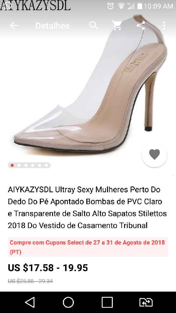 Sapatos com transparência 👠 - 1