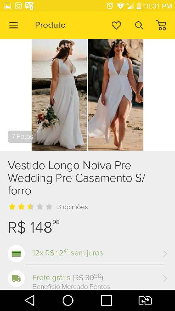 Vestido Pré - Wedding - 1