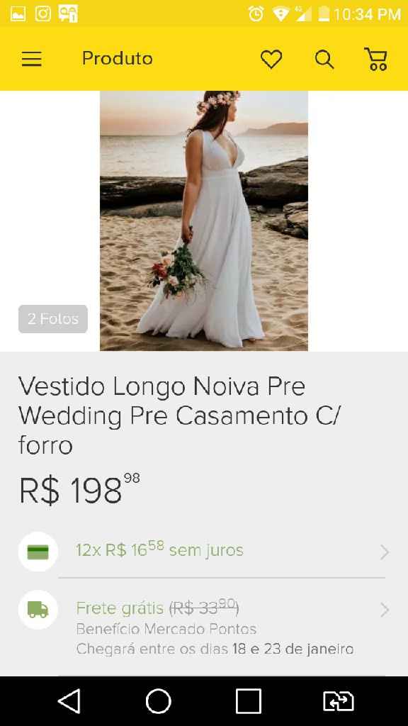 Vestido Pré - Wedding - 1