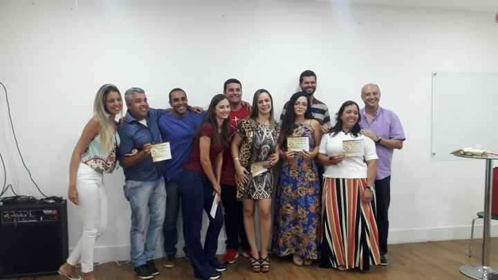 Minha formatura no curso de noivos! - 2