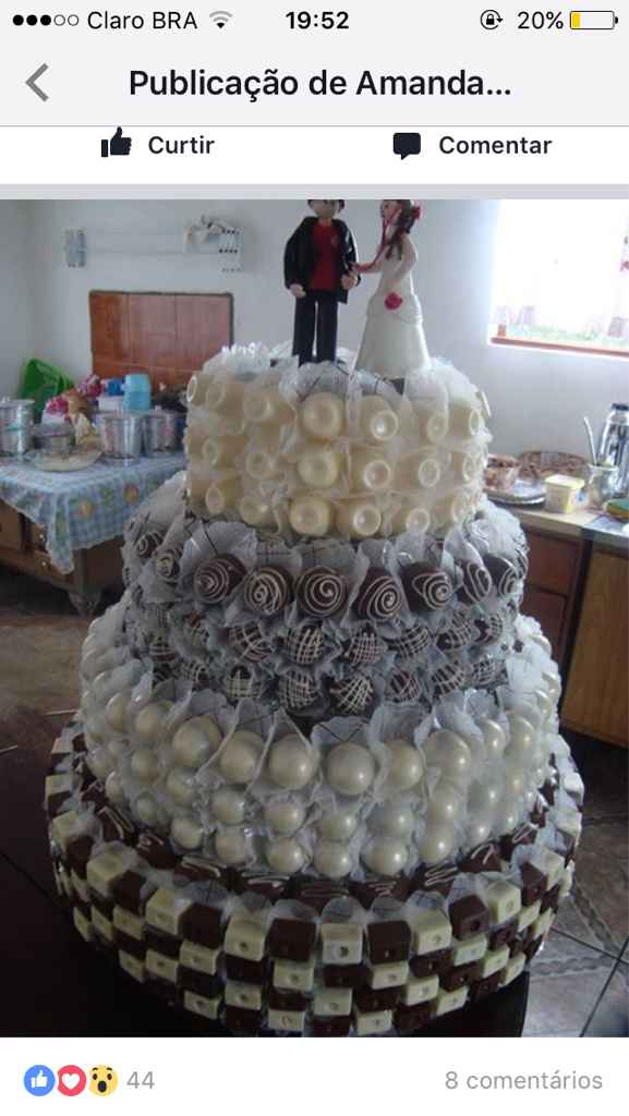 Bolo da mesa de doces - 1