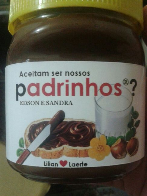 Convite dos padrinhos... - 2