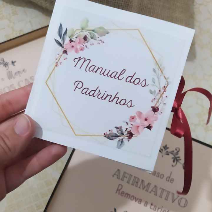 Convite de padrinhos #diy - 4
