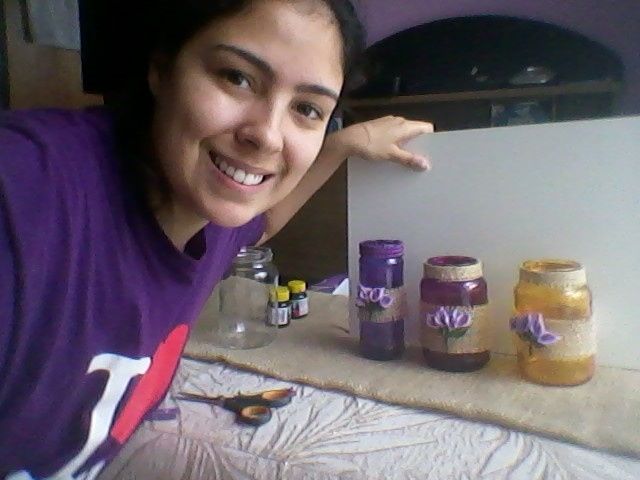 Eu e meus centros de mesa!