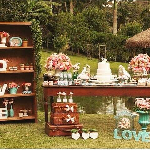 Quem casou ao ar livre e teve muito diy ? - 12