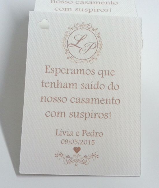 mensagem para lembrancinha de casamento