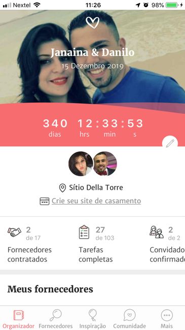 No seu contador, faltam quantos dias? - 1