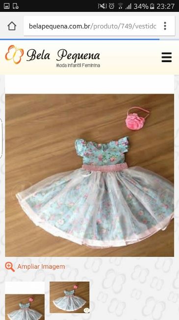 Vestido da daminha, qual prefere? - 3