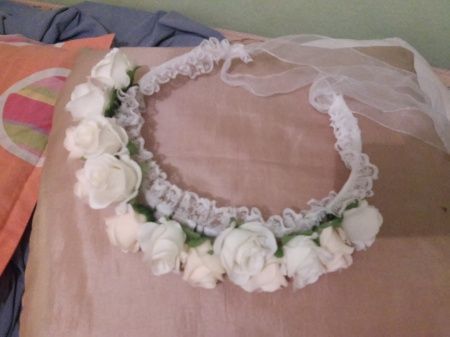 Minha tiara de flores - diy - 1