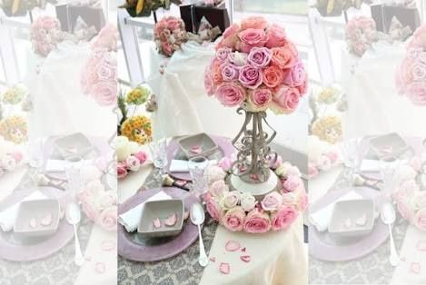 Decoração rosa e branca - 2