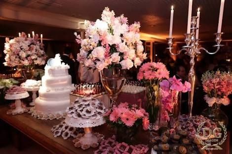 Decoração rosa e branca - 3