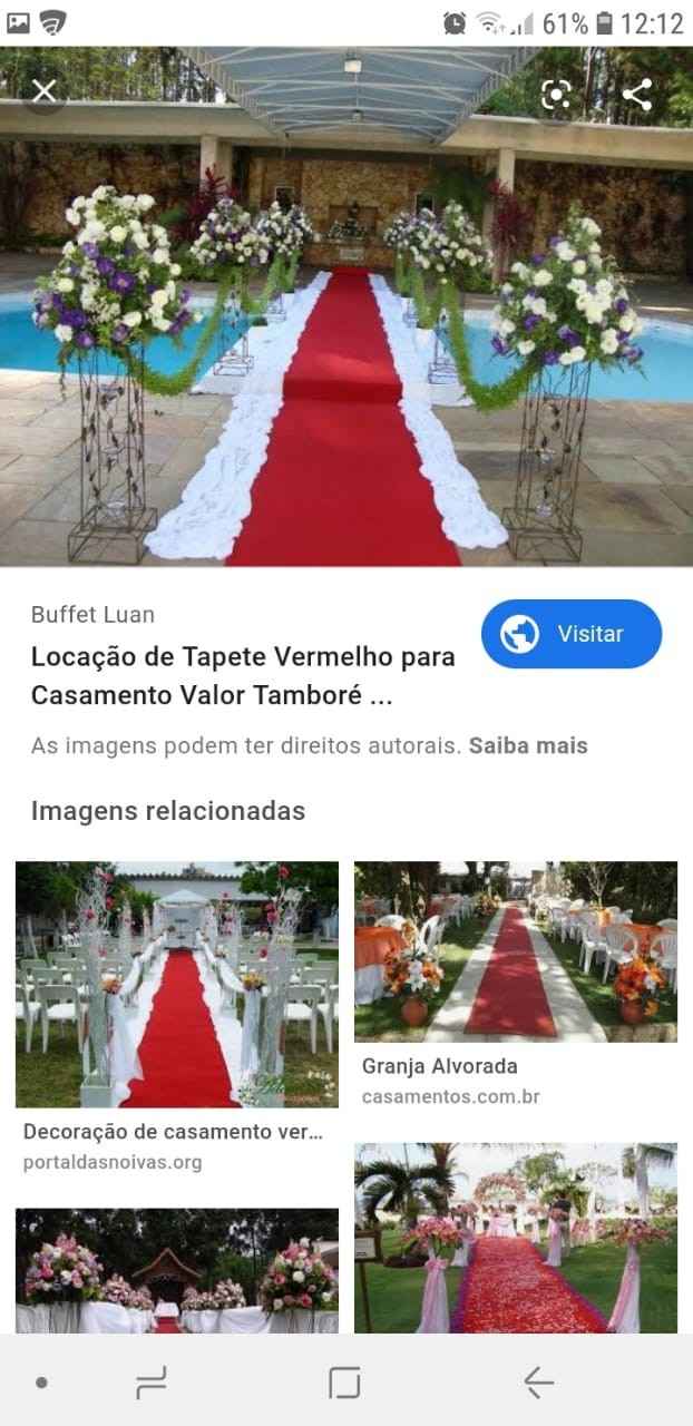 Tapete vermelho - 1