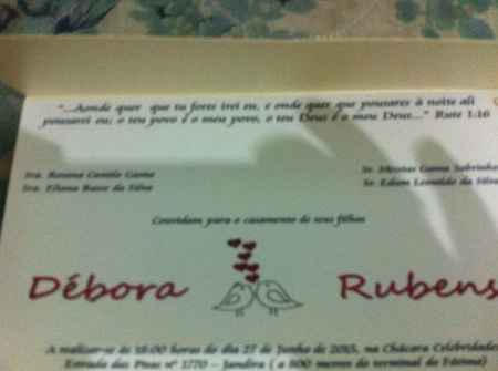 Meu convite - 2